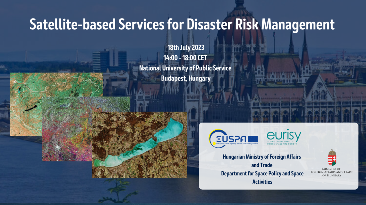 Satellite-based Services for Disaster Risk Management Workshop Invitation