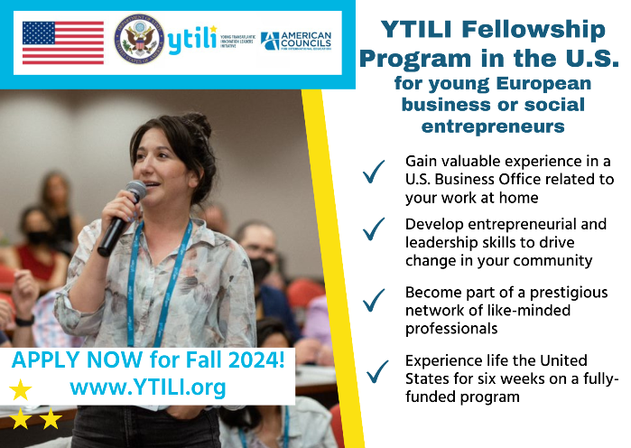 YTILI Ösztöndíjprogram fiatal európai vállalkozóknak