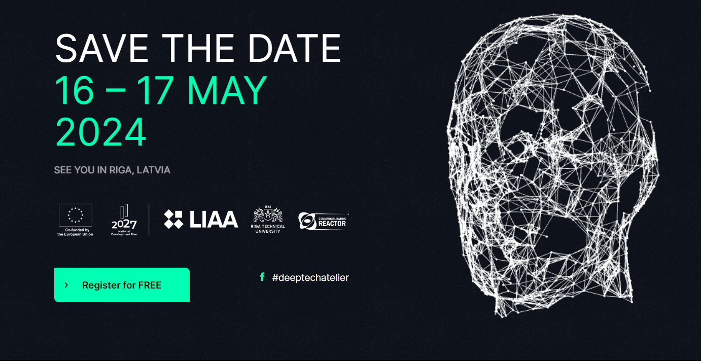 Deep Tech Atelier 2024 – A Baltikum legnagyobb „mélytechnológiai” ipari rendezvénye május 16-17.
