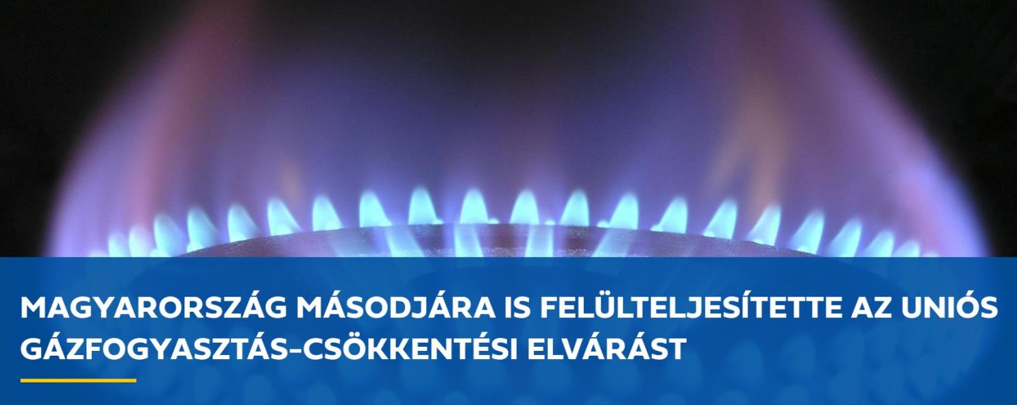 Magyarország másodjára is felülteljesítette az az Uniós gázfogyasztás-csökkentési elvárást