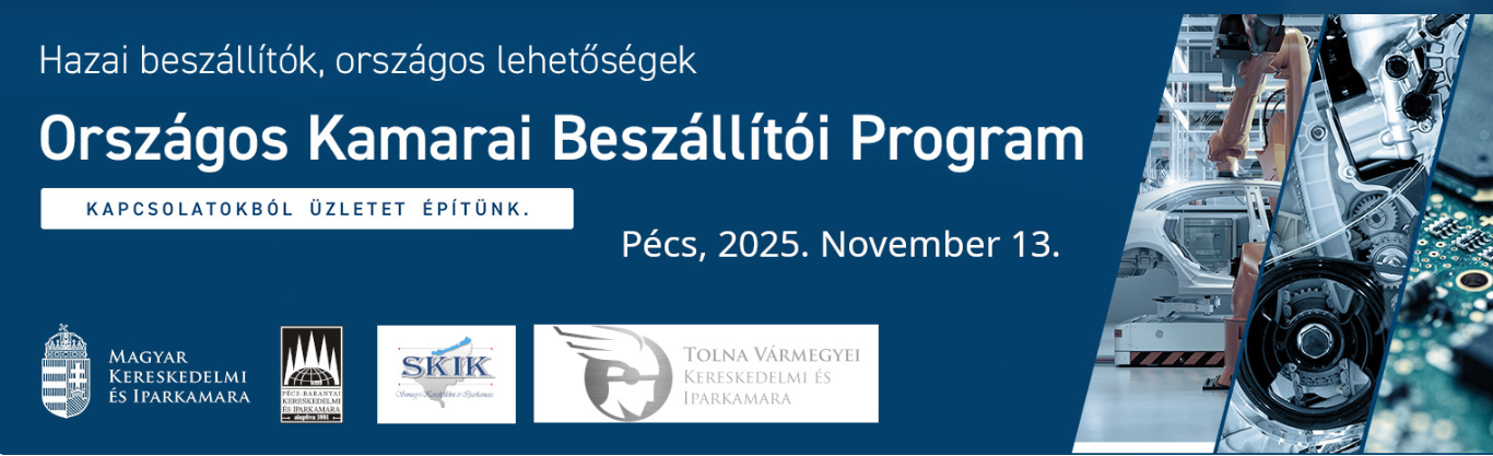 Dél-dunántúli Beszállítói Fórum – Pécs, 2025. november 13.
