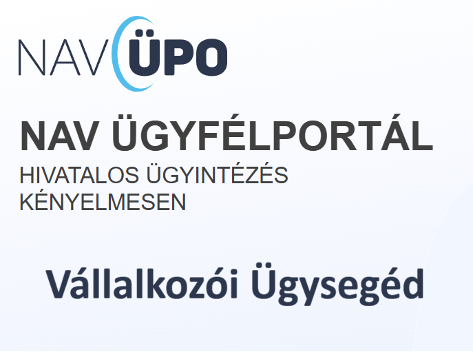 Vállalkozói Ügysegéd – NAV Ügyfélportál