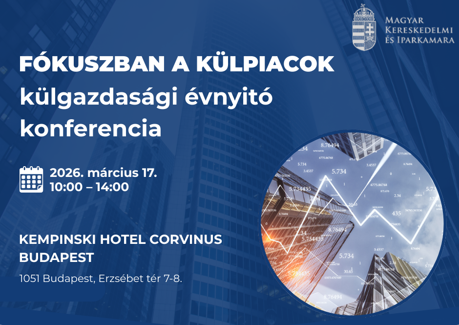 MEGHÍVÓ – Fókuszban a külpiacok külgazdasági évnyitó konferencia