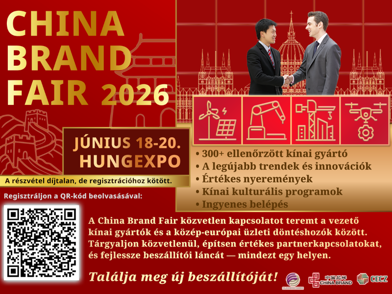 Találja meg új beszállítóját a China Brand Fair 2026-on!