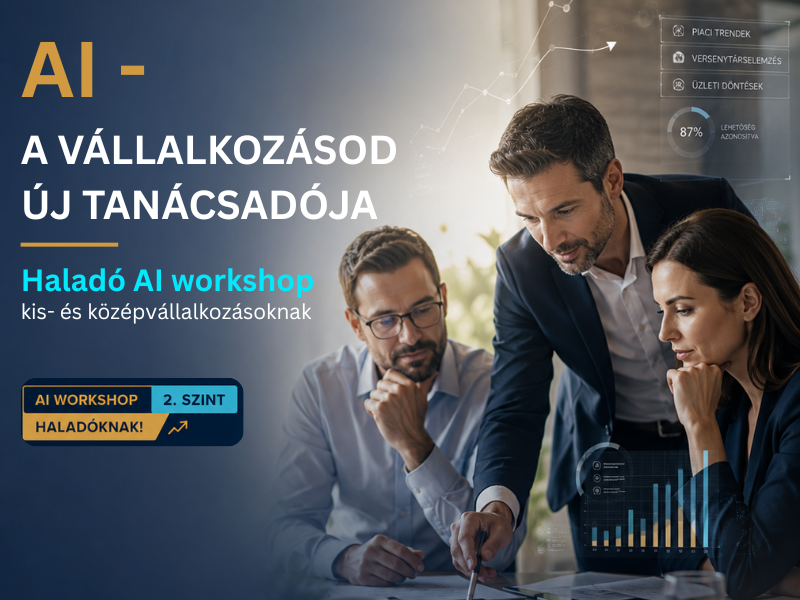 AI – A vállalkozásod új tanácsadója – Haladó workshop
