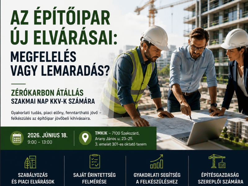 Zérókarbon átállás az építőiparban – készüljön fel időben a változásokra!