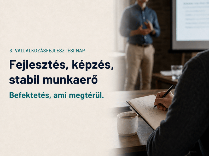 3. Vállalkozásfejlesztési Nap a Tudásközpontban