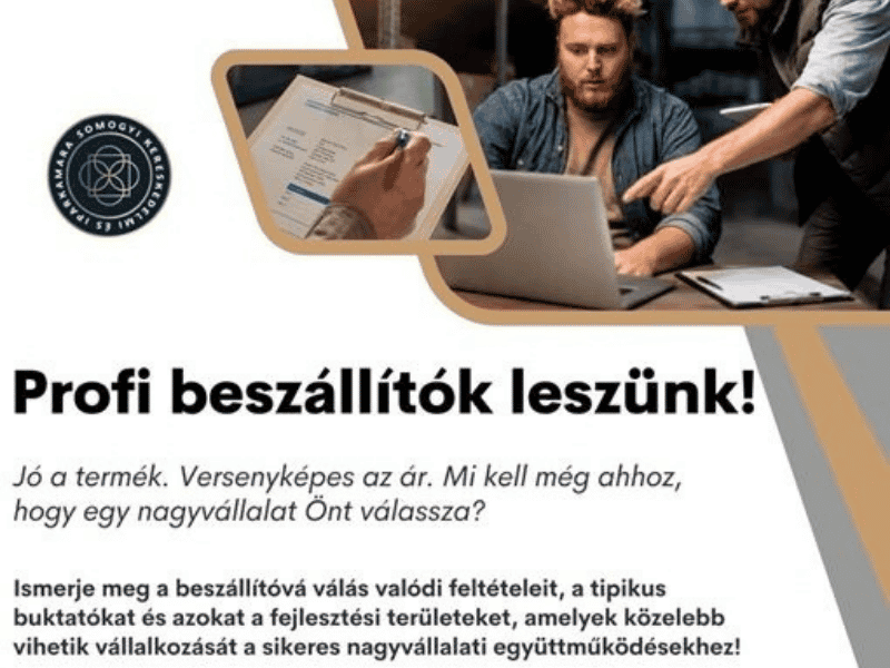 „Profi beszállító leszek!” – workshop Kaposváron