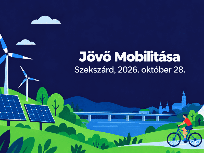 A jövő mobilitása Szekszárdon – szakértőkkel, gyakorlati megoldásokkal és tesztvezetéssel